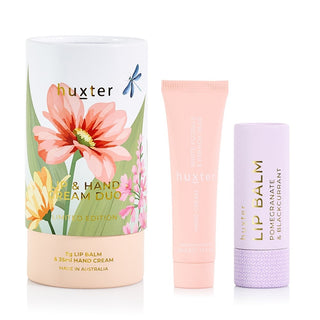 LIP & HAND DUO - LIMITED EDITION WHJITE FLORALS AND FRENCH PEAR