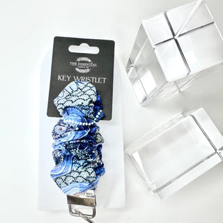 ASSORTED SCRUNCHIE KEY WRISTLET