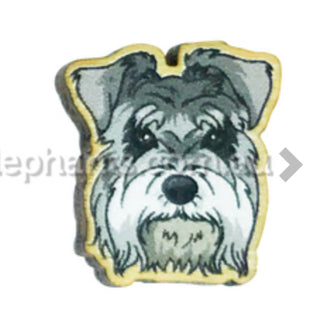 Schnauzer Head Earrings