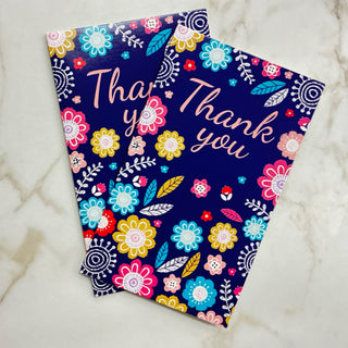 THANK YOU (NAVY & FLORAL)