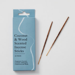SCENTED INCENSE STICKS - COCONUT & WOOD