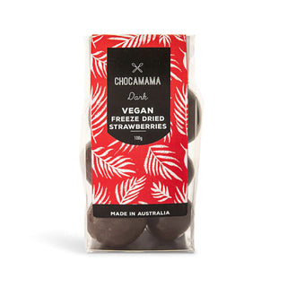 CHOCAMAMA VEGAN FREEZE DRIED STRAWBERRIES 100g