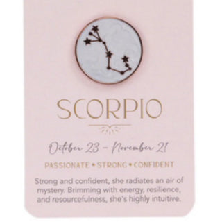 SCORPIO KEEPSAKE PIN
