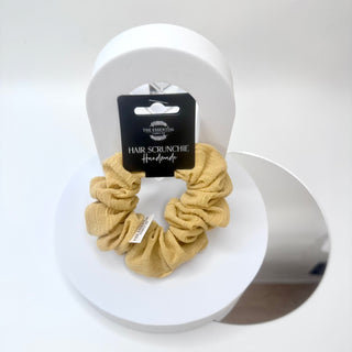 MUSTARD MUSLIN SCRUNCHIE