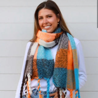 MULTICOLOURED SCARF