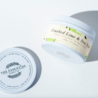 CRUSHED LIME AND SEA SALT - (TRAVEL TIN)