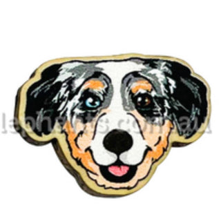 Australian Shepherd Head Earrings