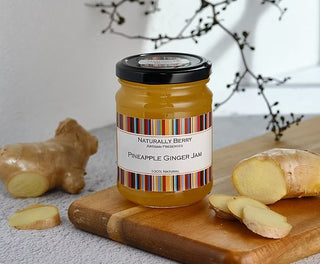 PINEAPPLE AND GINGER JAM  - NATURALLY BERRY
