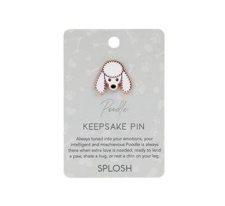 POODLE KEEPSAKE PIN
