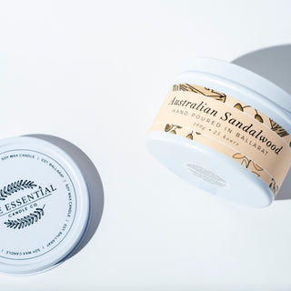 AUSTRALIAN SANDALWOOD - (TIN CANDLE)