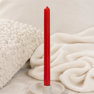 RED  - TALL DINNER CANDLE