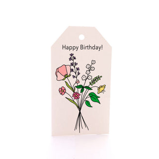BIRTHDAY PETAL BUNCH - (GIFT TAG)