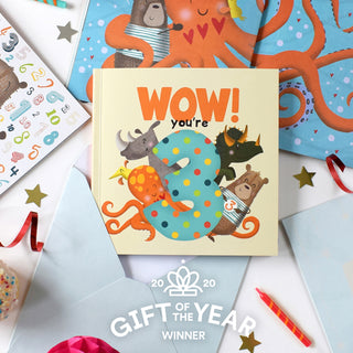 Wow You're Three Birthday Book by Lucy Tapper 9781907860423