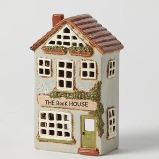 BOOK HOUSE TEA-LIGHT HOLDER