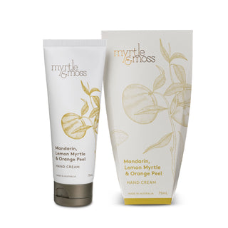 Myrtle and moss - mandarin lemon orange peel hand cream
