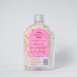 BLACK RASPBERRY & VANILLA - BATH SALT FLASK