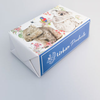 POPCORN BLUE AUSTRALIAN SOAP WHITE & BLUE