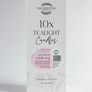 BALANCE AND HARMONY - TEA CANDLES