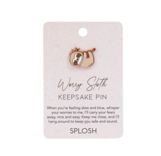 WORRY SLOTH KEEPSAKE PIN