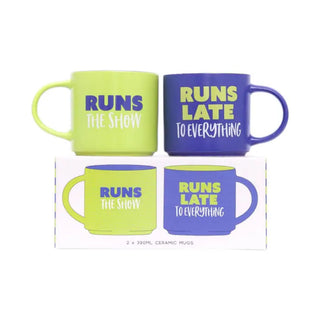CHEEKY RUNS THE SHOW MUG SET