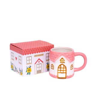 COTTAGE GROVE PINK HOUSE MUG