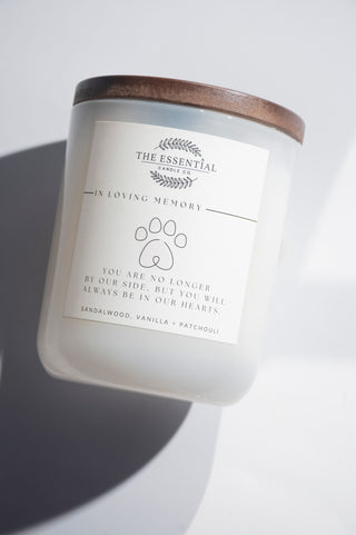 IN LOVING MEMORY CANDLE (DOG EDITION)