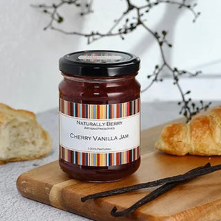 CHERRY AND VANILLA JAM - NATURALLY BERRY