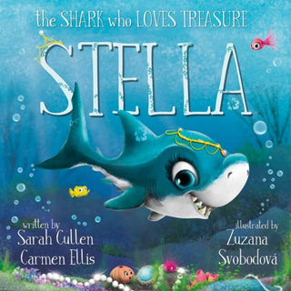 STELLA - THE SHARK WHO LOVE'S TREASURE - OCEAN TALES CHOLDREN'S BOOK