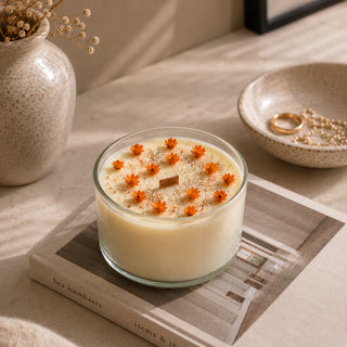 RAW CINNAMON AND ORANGE  - BOHO CANDLE