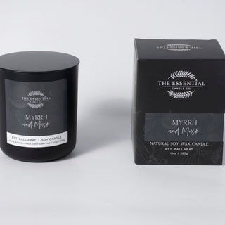 MYRRH AND MUSK  - WOOD WICK CANDLE