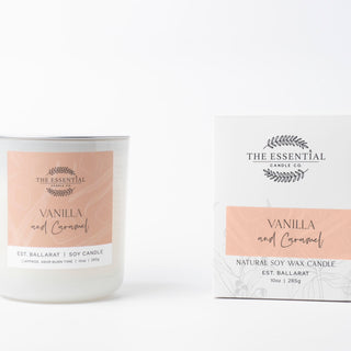 VANILLA AND CARAMEL SIGNATURE CANDLE