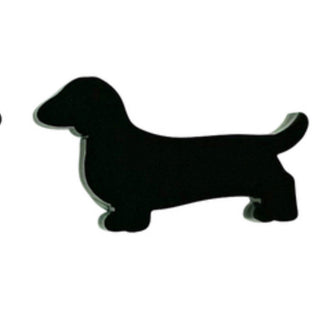 Black Dachshund Earrings