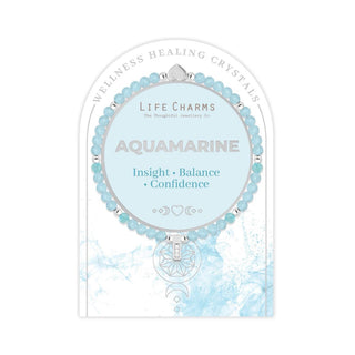 LIFE CHARMS AQUAMARINE BRACELET