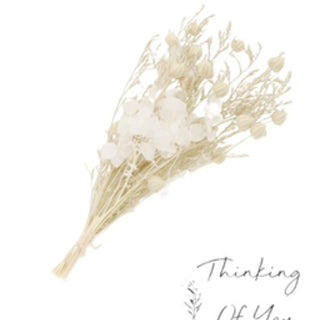 Dried Floral Thinking of You Card