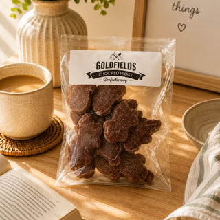CHOCOLATE RED FROGS - GOLD FIELDS CHOCOLATE