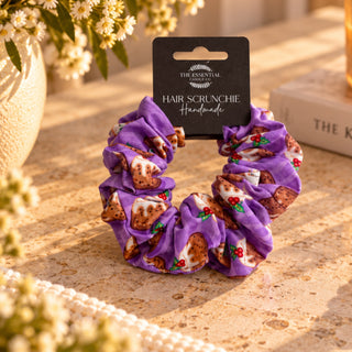CHRISTMAS PUDDING SCRUNCHIE