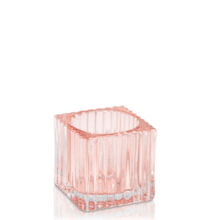 TEA-LIGHT CANDLE HOLDER (PINK)