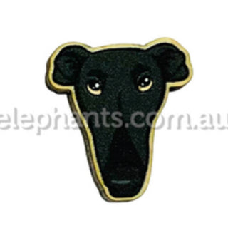 Black Greyhound Earrings