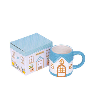 COTTAGE GROVE BLUE HOUSE MUG