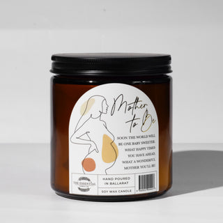 MOTHER TO BE - KEEPSAKE CANDLE (RUSTIC HARVEST)
