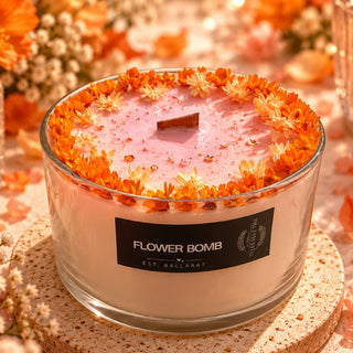 FLOWER BOMB - BOHO CANDLE