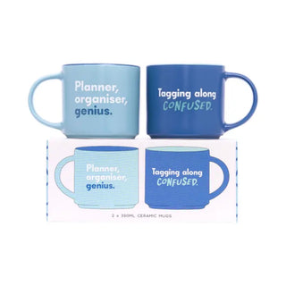 CHEEKY CONFUSED PLANNER MUG SET