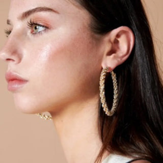 VIVIAN BLING HOOP EARINGS