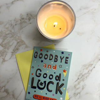 GOODBYE AND GOODLUCK CARD