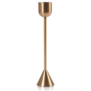 GOLD HALCYON CANDLE HOLDER