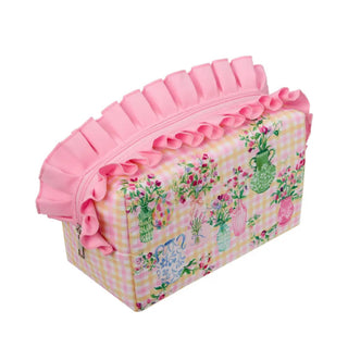 SWEET PEA RUFFLE WASH BAG