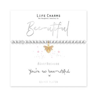 LIFE CHARMS JUST BECAUSE BEE-UTIFUL BRACELET