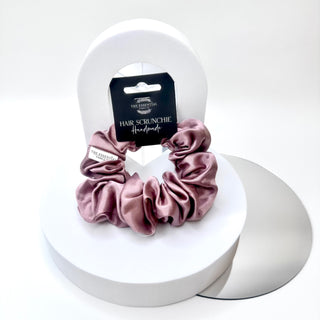 BLUSH SATIN SCRUNCHIE
