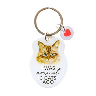 NORMAL 3 CATS AGO PET KEYRING