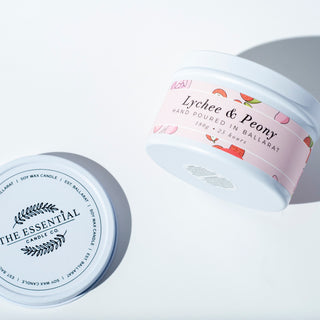 LYCHEE AND PEONY TIN CANDLE